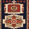3' X 5' Blue And Red Medallion Area Rug