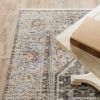 2' X 3' Blue And Gray Area Rug
