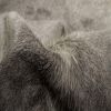 6' X 7' Gray Cowhide Handmade Area Rug