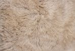 3' X 5' Taupe Genuine Sheepskin Area Rug