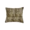 Set of Two 18" Taupe Sheepskin Throw Pillows
