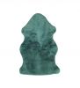 36" X 24" Emerald Faux Fur Plush Throw Blanket