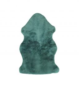 36" X 24" Emerald Faux Fur Plush Throw Blanket