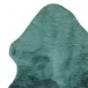 36" X 24" Emerald Faux Fur Plush Throw Blanket