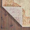 10' X 13' Ivory And Pink Medallion Area Rug