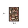 5' X 7' Brown and Black Area Rug