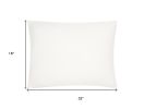 16" X 32" White Throw Pillow Insert