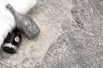2' X 4' Gray Distressed Medallion Area Rug