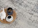 2' X 8' Navy Blue Distressed Striations Runner Rug