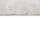 13' Ivory And Gray Ikat Runner Rug