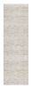 2' X 8' Ivory Distressed Ikat Pattern Runner Rug