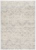 8' X 11' Ivory Distressed Ikat Pattern Area Rug