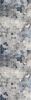 2' X 20' Navy Blue Cobblestone Pattern Runner Rug