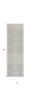 13' Gray And Ivory Floral Runner Rug