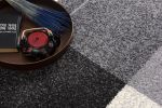 8' X 11' Gray Modern Geometric Area Rug