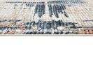 7' X 9' Blue And Ivory Abstract Area Rug