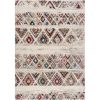 5' X 7' Cream Southwestern Area Rug
