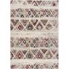 7' X 9' Cream Southwestern Area Rug