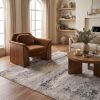 4' X 6' Gray Modern Abstract Area Rug