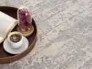 5' X 8' Grey Abstract Area Rug