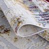 20' Beige And Ivory Abstract Runner Rug
