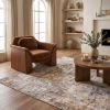 8' X 10' Beige Abstract Dhurrie Area Rug