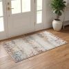 3' X 5' Gold And Ivory Abstract Branches Area Rug