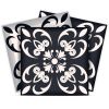 8" x 8" Black And White Peel And Stick Removable Tiles