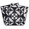 8" x 8" Black And White Peel And Stick Removable Tiles