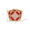7" X 7" Golden Ruby Removable  Peel And Stick Tiles