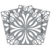 6" X 6" Gray And White Spire Peel And Stick Removable Tiles