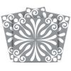 7" X 7" Gray And White Spire Peel And Stick Removable Tiles