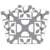 7" X 7" Light Gray And White Coli Peel And Stick Tiles