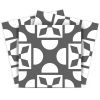 6" X 6" Dark Gray And White Coli Peel And Stick Tiles