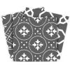 5" X 5" Gray And White Mosaic Peel And Stick Removable Tiles
