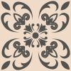 4" X 4" Charcoal Orchid Peel And Stick Removable Tiles