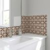 4" X 4" Mini Orchid Peel And Stick Removable Tiles