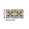 7" x 7" Cream Peel And Stick Removable Tiles