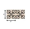 8" x 8" Cream Peel And Stick Removable Tiles