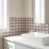5" X 5" The Clover Peel And Stick Removable Tiles