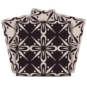 7" x 7" Cream Vinyl Peel And Stick Removable Tiles