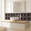 8" x 8" Cream Vinyl Peel And Stick Removable Tiles