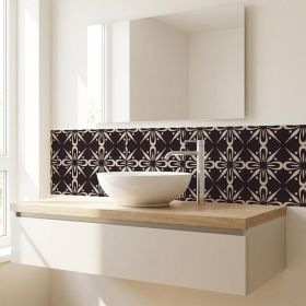 8" x 8" Cream Vinyl Peel And Stick Removable Tiles