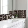 4" X 4" Black Sheep Peel And Stick Removable Tiles