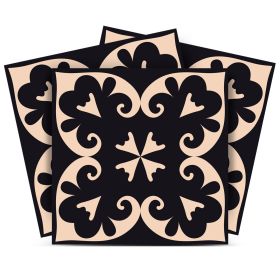 5" X 5" Black Sheep Peel And Stick Removable Tiles