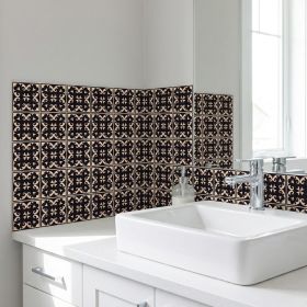 6" X 6" Black Sheep Peel And Stick Removable Tiles