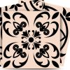 5" x 5" Cream Vinyl Peel And Stick Removable Tiles
