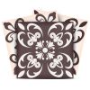 5" X 5" Light Brown And White Mosaic Peel And Stick Removable Tiles