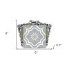 6" X 6" Vintage Sage Medallion Peel And Stick Removable Tiles