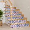6" X 6" Vintage Purple And Taupe Mosaic Peel And Stick Removable Tiles